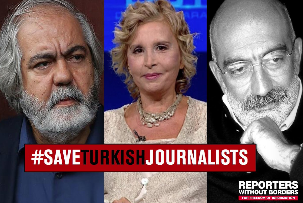 RSF_inter's tweet photo. #EU/#Turkey: @JunckerE, @eucopresident, @FedericaMog, you must tell #Erdogan that he can’t let journalists die in prison! #NazliIlicak #MehmetAltan #AhmetAltan #FreeThemAll #SaveTurkishJournalists https://t.co/D5NswgY3oI