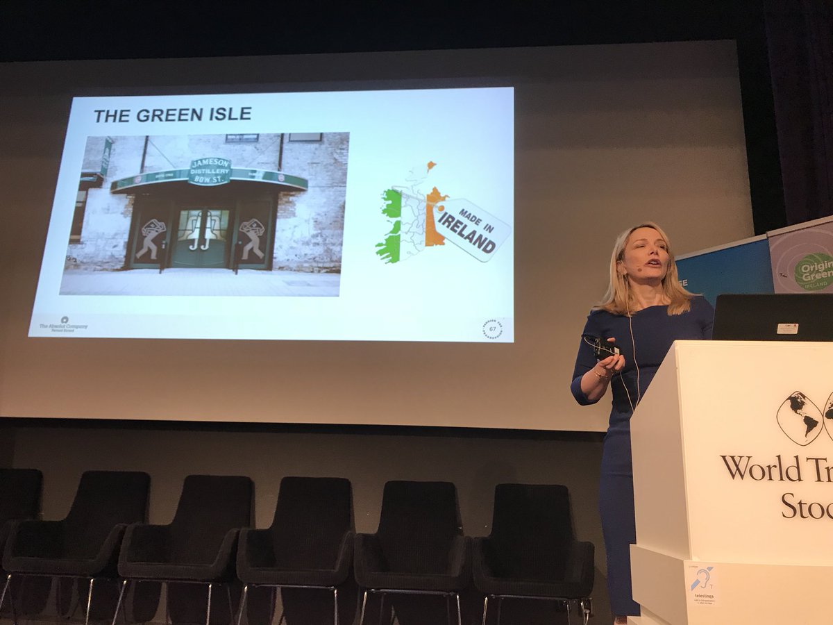 🇮🇪🇸🇪 “We are small countries that are community orientated” ...”We both want to export premium products all over the world” Anna Malmhake Chairman and CEO <a href="/absolutvodka/">Absolut</a> #BusinessAfterBrexit