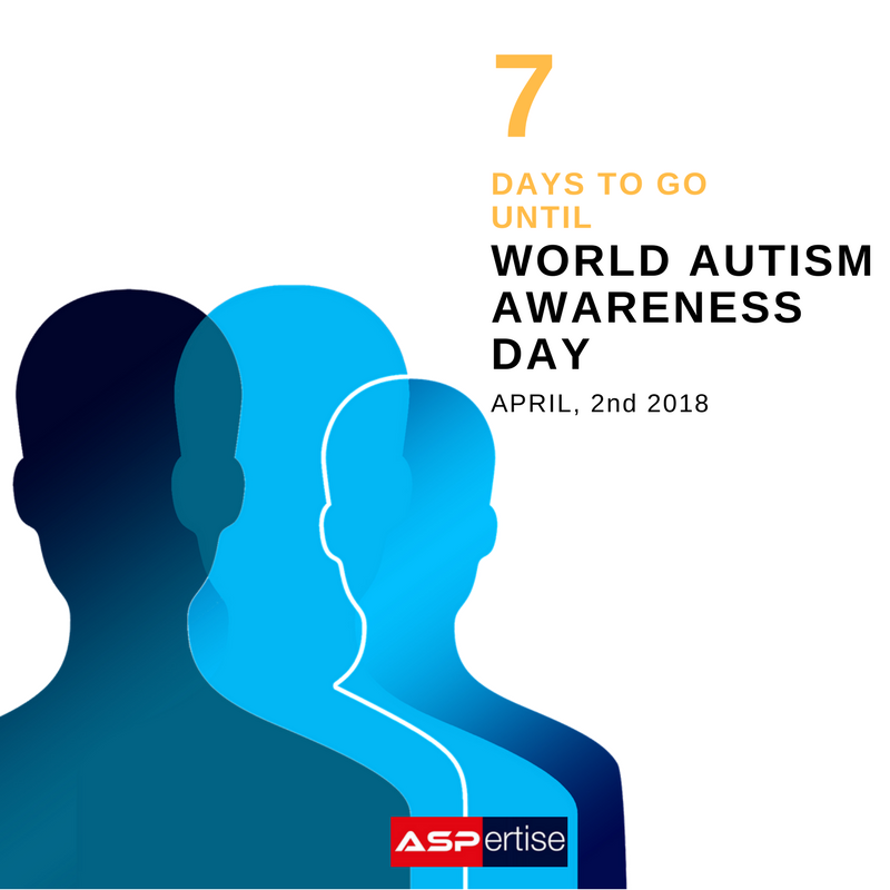 aspertise's tweet photo. Countdown is on! Proud to be an Asperger-owned company, we're prepping conferences about #Autism, #employment & entrepreneurship cc @sbaroncohen @DrTempleGrandin @stevesilberman @thekingsindian @Autism @npaa_uk @TSC4Autism @JHMarble #WorldAutismAwarenessDay #AtypicalIntelligence https://t.co/vEHAtc1BAv
