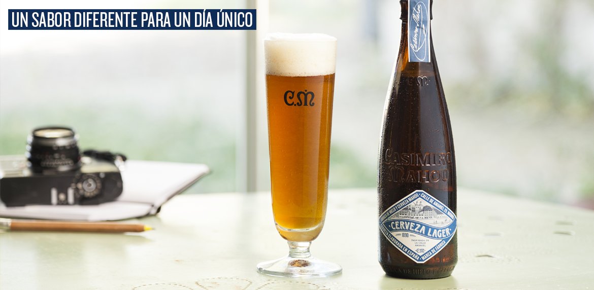 Cuerpo medio, burbuja fina y sensación suave en boca. Así es #CasimiroMahou #CervezaLager
