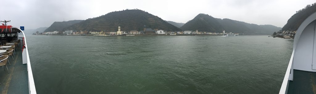 Enjoying a cruise along the Rhine #LlanCollGermany2018