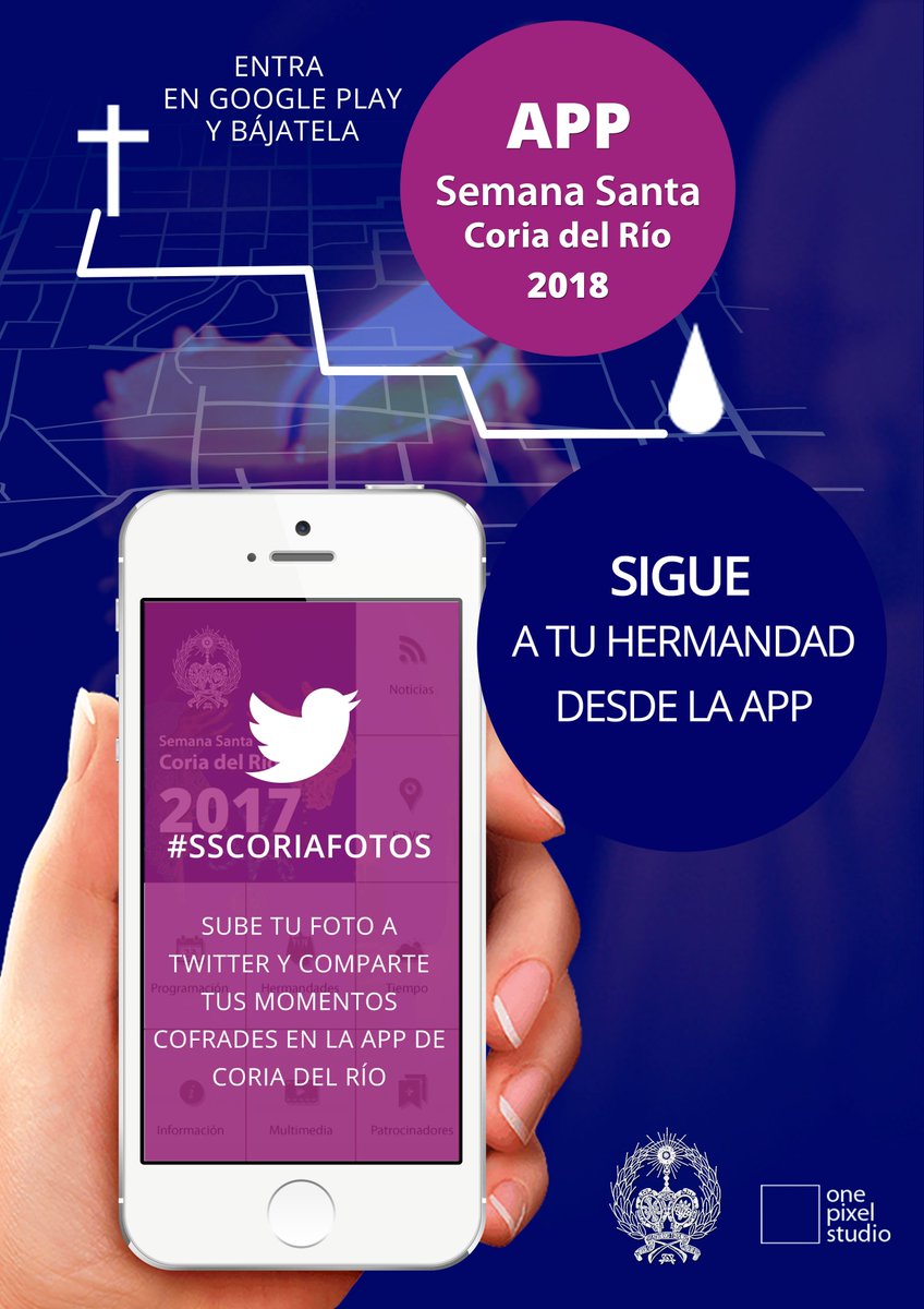 No olvides descargar desde aquí la App de la Semana Santa de Coria 2018 play.google.com/store/apps/det…     <a href="/BFilarmonica/">Banda Filarmónica "Ciudad de Bollullos"</a>  <a href="/coria_digital/">Coria Digital</a> <a href="/HdadGPoderCoria/">Hermandad del Gran Poder</a>  <a href="/SoledaddeCoria/">Soledad Coronada</a>   <a href="/HablamosdeCoria/">Hablamos de Coria</a>    <a href="/SoyDeLaVeraCruz/">Hermandad de la Vera-Cruz de Alcalá del Río</a>  <a href="/BorriquitaCoria/">Hdad. la Borriquita</a>  #SSantaCoriaRio