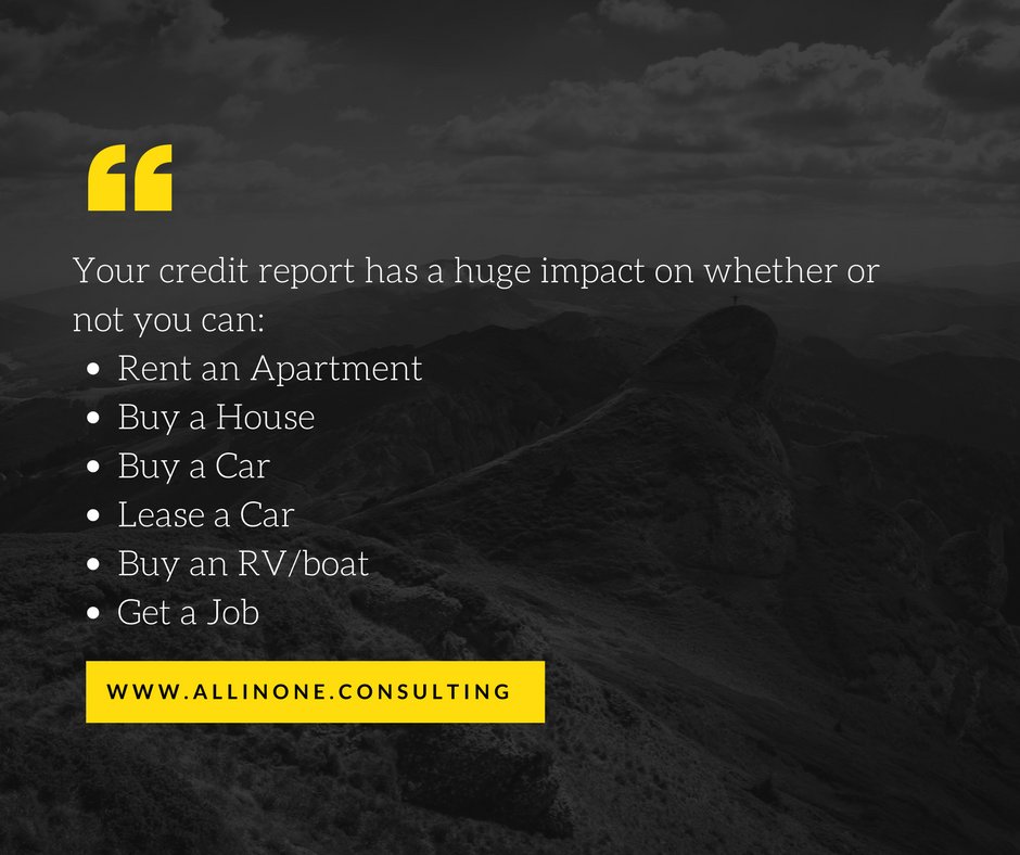 Your Credit affects all areas of your life. Make sure it's straight. 

#MondayKnowledge #credit