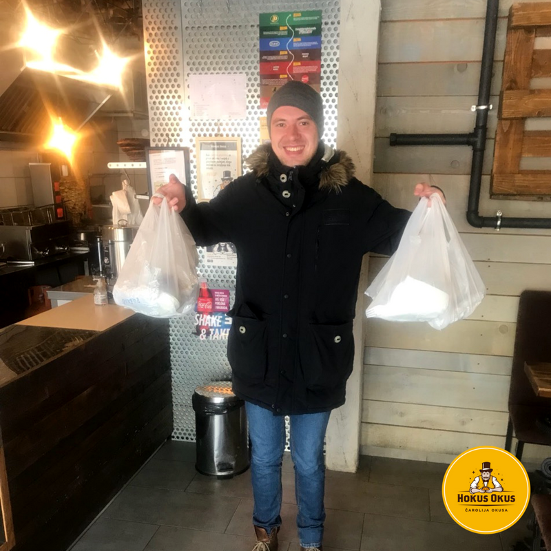 [GLADNI GOST] 🍴
Kako izgleda istinska sreća? 😄 -Našem gostu napravili smo 3x salate, 5x Ručkića i 2x Blaine Tortille. Dobar tek! 😉
#hokusokus🎩 #čarolijaokusa✨ #osijek