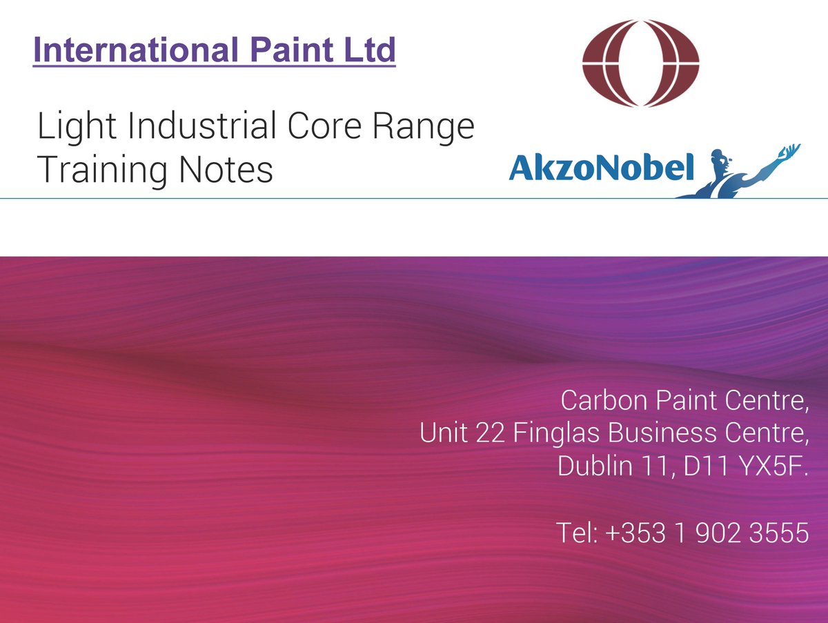 Find out more about International’s innovative ‘Light Industrial’ core range by watching our video presentation at the following link: lnkd.in/gr9svgX
#InternationalCoatings #AkzoNobel #innovation #keeplearning #International #Finglas #Dublin11 #Interprime #Interplus