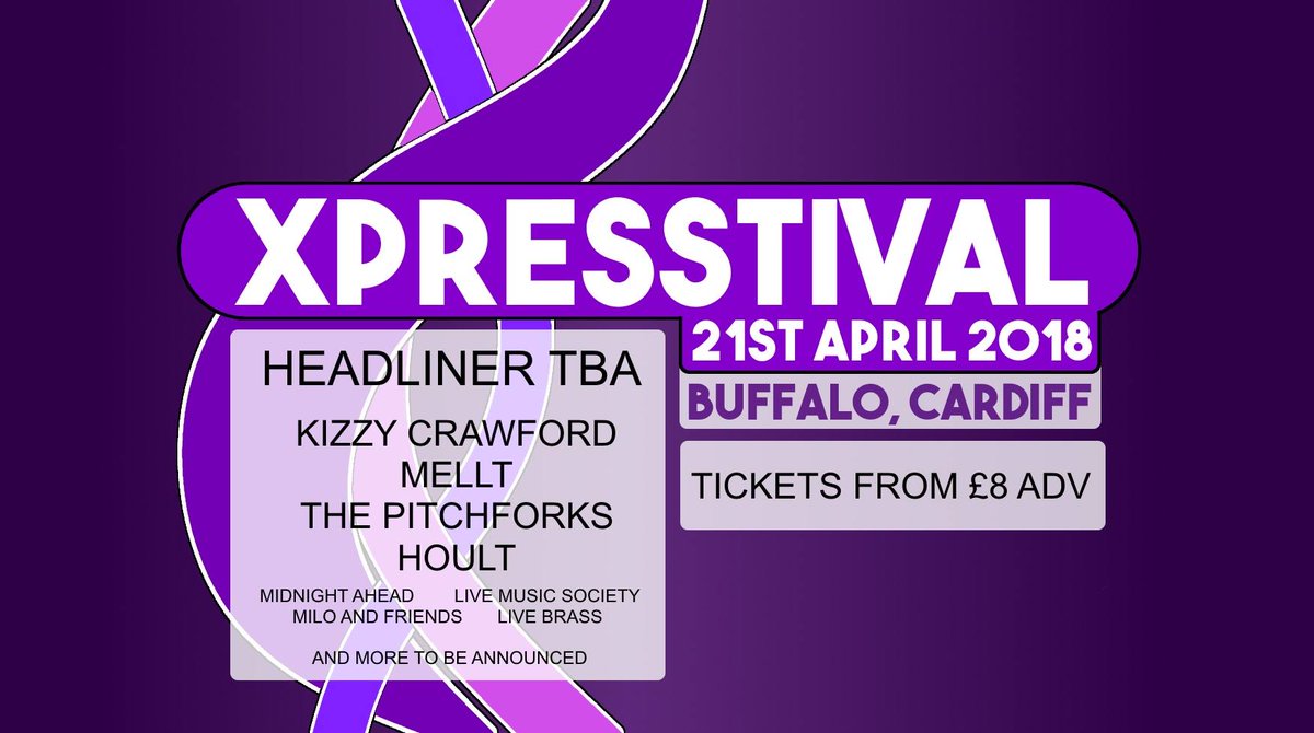 xpressradio's tweet photo. Our first #xpresstival2018 artists has been announced! With .@kizzkez .@MelltCerdd .@thepitchforksuk .@houltuk .@MidnightAhead .@GetMiloaLife all at .@buffalocardiff 

Tickets available from the link below. See you there! 👇
https://t.co/Q19JmQxc0y

#cardiffmusic https://t.co/sk7j7R6sQA