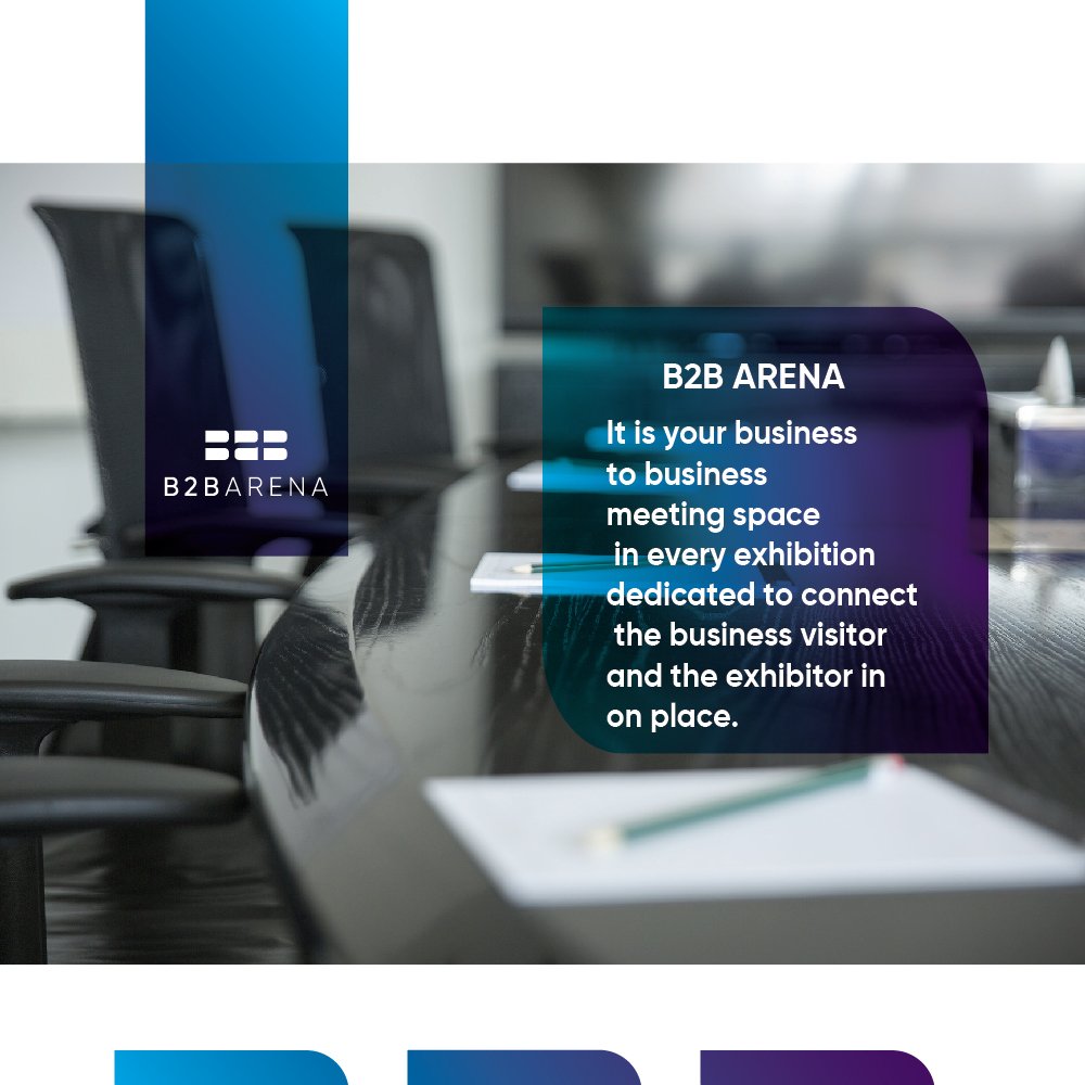 B2BArena's tweet photo. It is your business to business meeting space in every exhibition dedicated to connect the business visitor and the exhibitor in on place.
خصصنا مساحة الاجتماعات لرجال الأعمال في كل معرض وهو خصيصاً لتسهبل الربط بين الزوار والعارضين
#B2BARENA #BusinessMeetings #KSA #MiddleEast https://t.co/FfdwQqV5z9