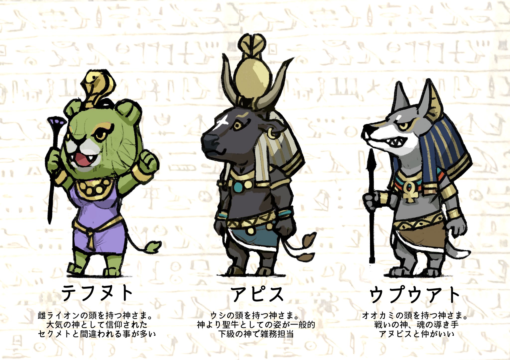 ガレージキット アニマネッツ オオカミ型 装具アヌビス 狼 エジプト神