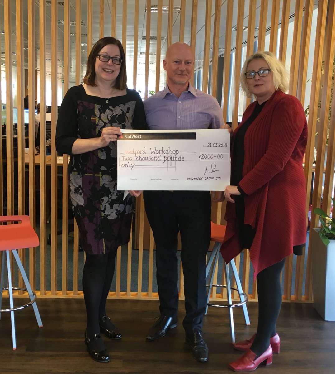 A massive thank you to James Hallam for their generous donation of £2,000.  This was as a result of many fundraising activities the staff at James Hallam have organised and we are immensely grateful for their continued support.