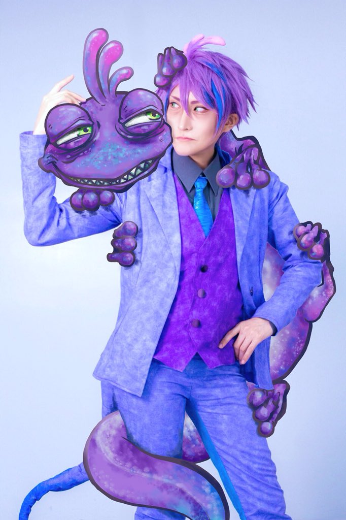 蓮弥 Sur Twitter ランドール誕生祭18 ランドール ボッグス モンスターズインク イラスト Ame Usk M コスプレ 蓮弥 私の写真にameがランドール描いてくれたすごい 一緒にいる 語彙力の欠如 可愛い