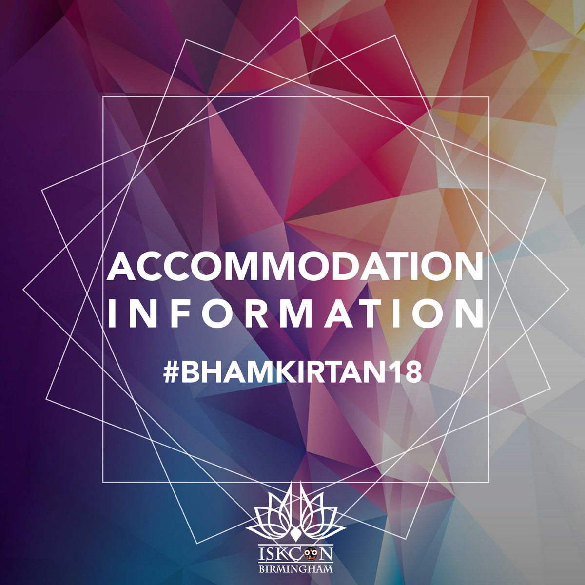 iskconbhamuk's tweet photo. Looking for accommodation over the #BhamKirtan18 weekend? 

Here’s a list of hotels in the area: https://t.co/xFZAOvQaBJ https://t.co/ZQjBj7a1rV