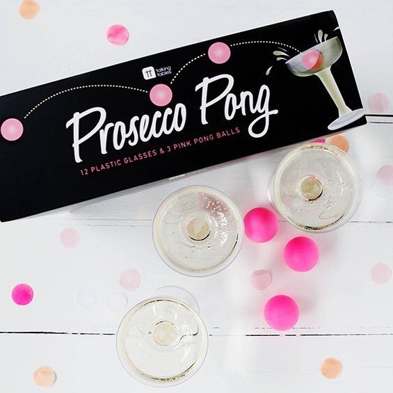 hippenings's tweet image. Not only is this  he best craic hen party or dinner party game, it’s also v fun to say. Say it with me, “Prosecco Pong!” Yep, feels good. 😂🙌🏻 #proseccopong #henparty #dinnerparty ift.tt/2Gcz36a