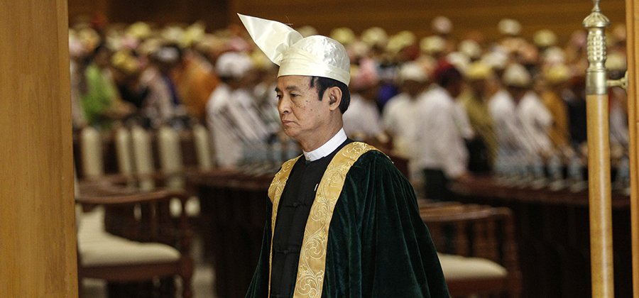Myanmar's new president.
Good luck !