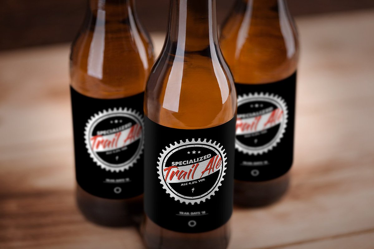 Very much looking forward to trying some <a href="/iamspecialized/">Specialized Bicycles</a> Trail Ale... The team's having a load of fun designing for their upcoming event! #GraphicDesign #Packaging #Label #Specialized #Mtb #Event #CraftBeer