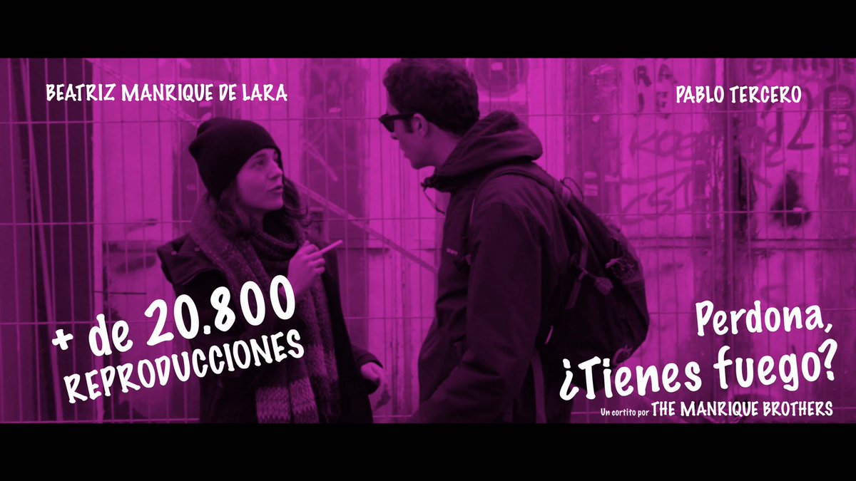 “Perdona, ¿Tienes fuego?” +de 20.800 reproducciones en @JamesonNotodo #themanriquebrothers #comedia #corto  youtu.be/sF14C8H2R2k?li…