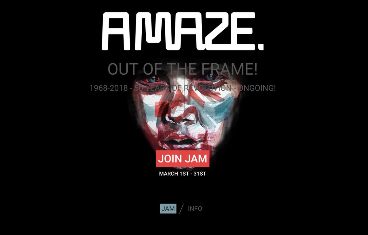 AMazeFest's tweet image. ⏰ Reminder: there are still 5 days to make and submit a game for the Out of the frame! #gamejam All games will be showcased at the 
#AMaze2018 and one game will be selected for the @thezium 

Read all about it here: itch.io/jam/out-of-the…