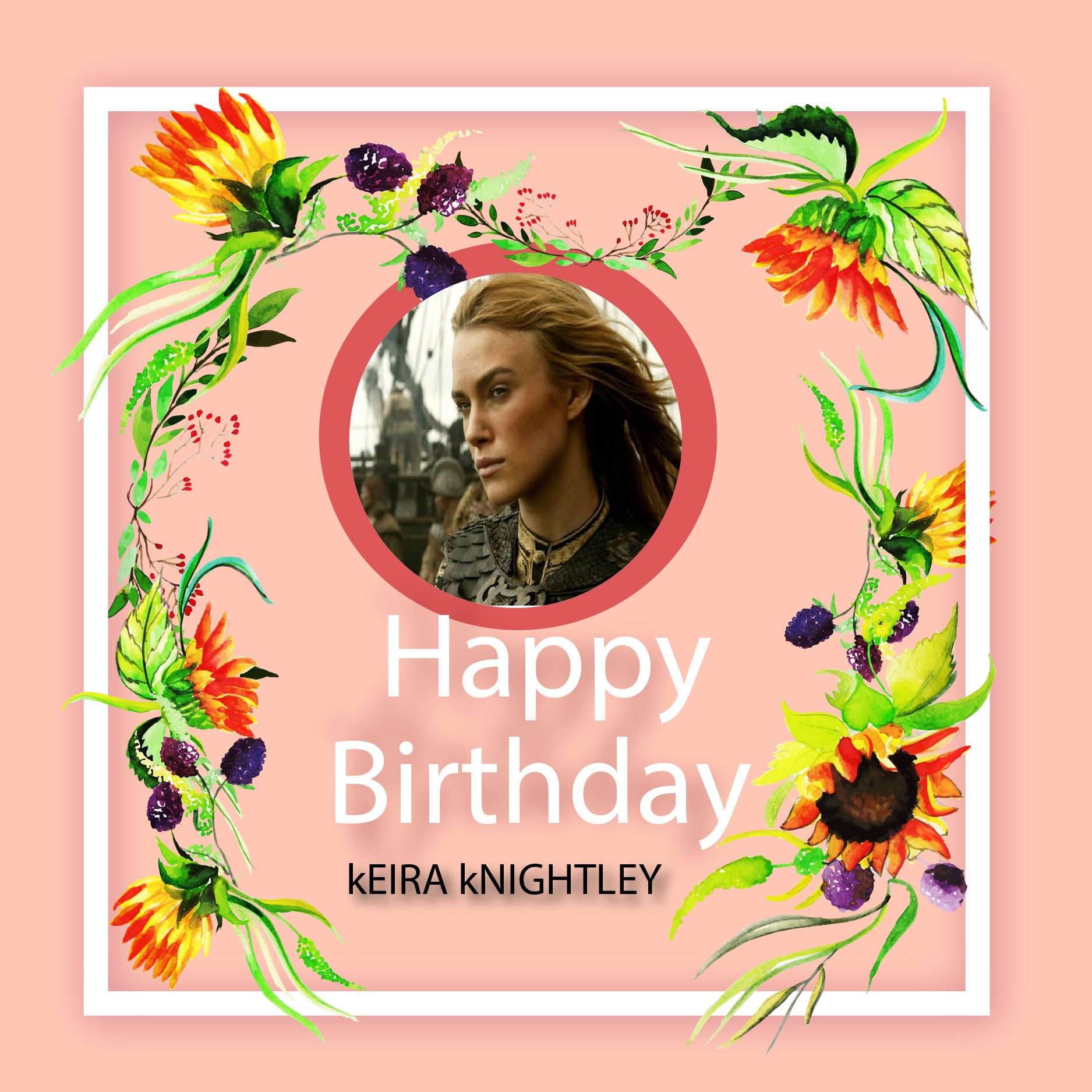 Happy birthday to keira knightley  