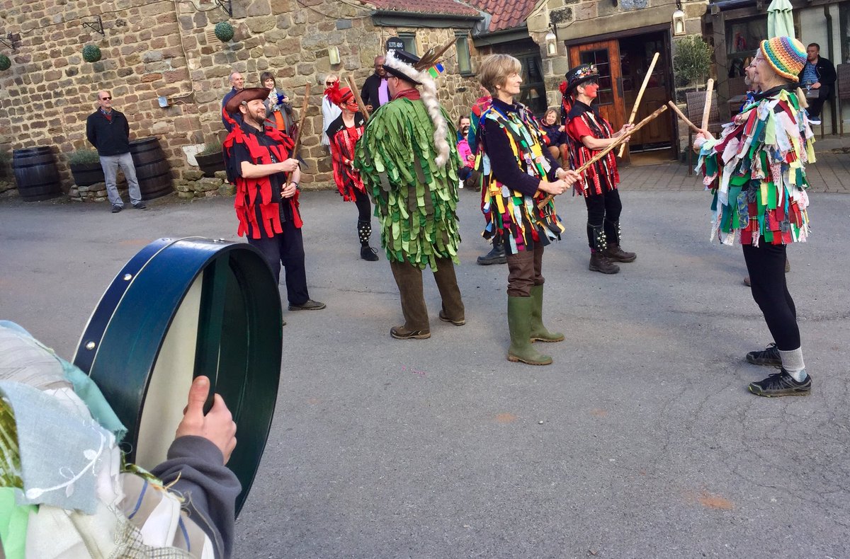 Wonderful Weekend of Freakish Morris Dancing in North Yorkshire. Beginners always welcome. W/E June 29-July 1st in Beeley for next event.