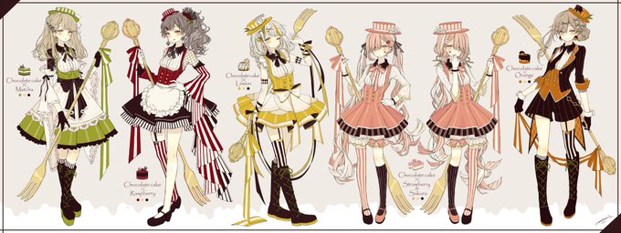 チョコケーキ6姉妹のtwitterイラスト検索結果 古い順 チョコケーキ6姉妹のtwitterイラスト検索結果 古い順