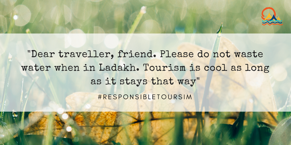 ladakhtrek's tweet photo. #ladakh is teeming with tourists in the summers, this has resulted in #waterscarcity. Please #savewater dear visitor. Not just Ladakh #savewater everywhere &amp; all the time. #ladakh #incredibleindia #responsibletourism #ecotourism https://t.co/IfAkaKUH1i