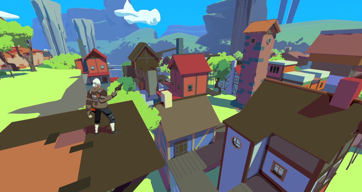 KeasarNor's tweet photo. I never really spoke about the context of my work. While #Riftbranded is a more combat focused game we still want a lot of freedom of movement for the player like in Cloudbuilt. So what I am trying to do enable just that by giving the needed material for the level generation. https://t.co/oxNEAP2IJ3
