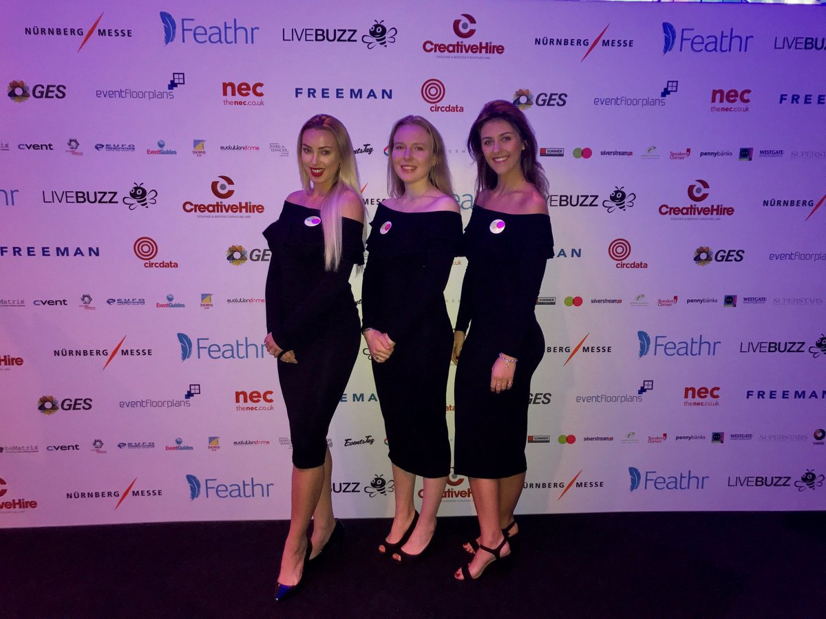 PromoHouseStaff's tweet photo. Promo House hostesses were on hand at @ExhibitionNews #ENAwards2018 on Friday eve! #eventprof #London #promohouse #staffing https://t.co/IMccJK6IzJ