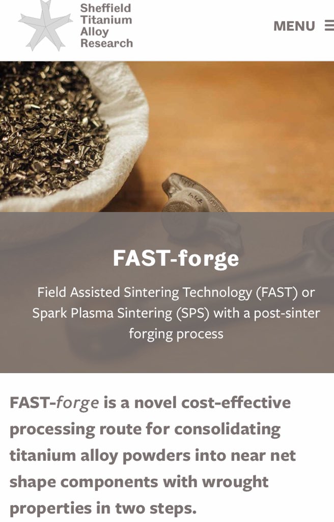 claudiohfox's tweet image. Anybody else excited by the #Titanium news this morning?
startitanium.co.uk/research/fast-… #FastForge

Improving the processing &amp;amp; reducing the stages to 2 or 3 &amp;amp; costs by 50% DYOR 
HUGE Implications for those with large Titanium #Ti assets. #IRR #Monogoriliby 
proactiveinvestors.co.uk/companies/amp/…