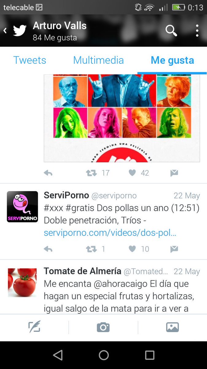 Os acordáis cuando Arturo Valls no sabía que los favs en Twitter se pueden ver en tu perfil?