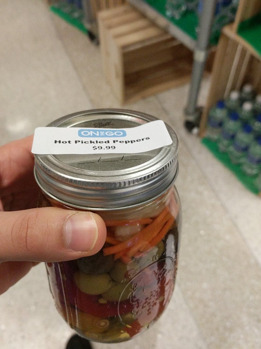 Sina Mostaghimi (@sinamostaghimi) on Twitter photo When I'm in the hospital cafeteria I always have a craving for hot pickled peppers.  👍🏾 When I'm in the hospital cafeteria I always have a craving for hot pickled peppers.  👍🏾