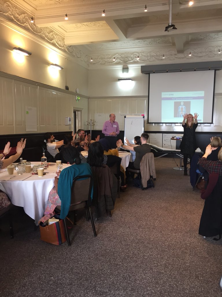 CarolineCppe's tweet photo. Hand Tremor demonstration! #acutepresentations @CPPECPGPE @cppeengland https://t.co/Pq9AodCA6l