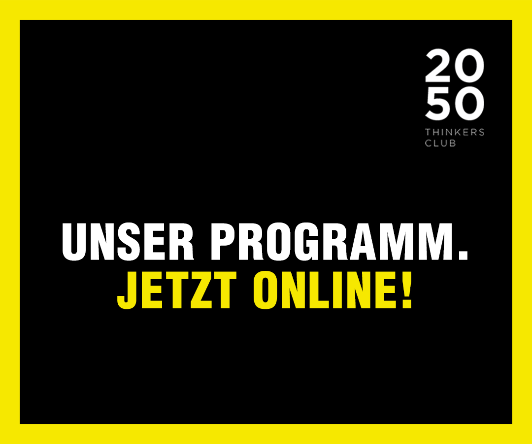 2050TC's tweet photo. UNSER 2050 THINKERS CLUB-JAHRESPROGRAMM IST ON! Wir beschäftigen uns heuer mit Fragestellungen zur Bildung von Flüchtlingskindern, mit dem Fliegen der Zukunft, dem autonomen Fahren und zu guter Letzt dem Klimawandel. https://t.co/R7OwV0pKC1 https://t.co/MrCQSpUM02