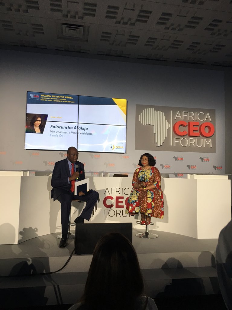 alakijaofficial's tweet photo. I am speaking at @africaceoforum 
#ACF2018
#IAmACF
#FolorunsoAlakija https://t.co/LxLx3gwSI1