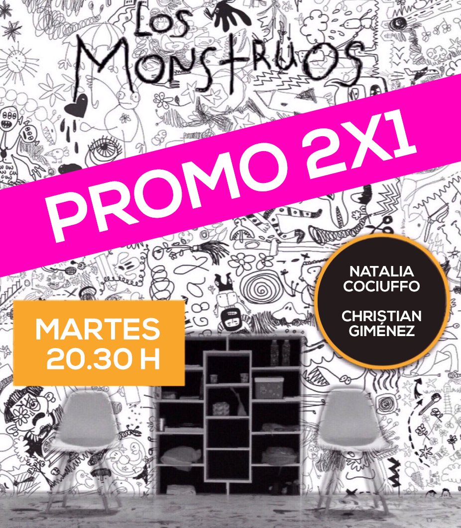 Llevate la #promo #2x1 para Los Monstruos. Entrá ya a <a href="/Plateanet/">Plateanet</a> goo.gl/cEmHZq con el código ALTERNATIVO2X12103 <a href="/LosMonstruosOK/">Los Monstruos</a>