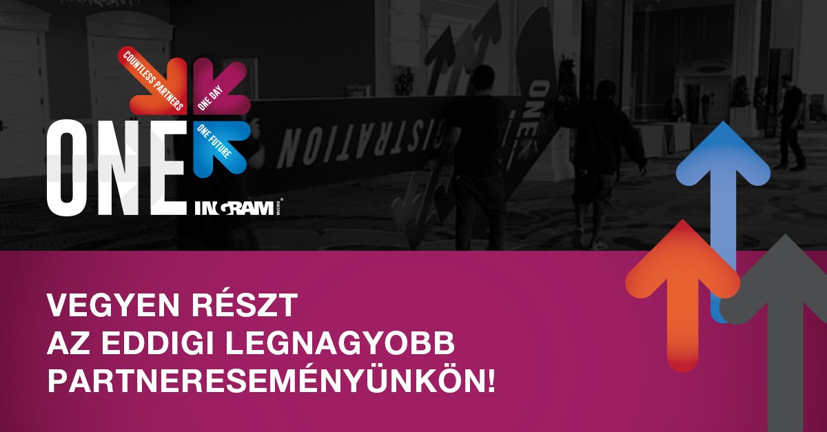 IngramHungary's tweet photo. Várjuk szeretettel minden viszonteladónkat One Ingram eseményünkön 2018. május 10-én!
Regisztráció: https://t.co/MN3y3MRvlj https://t.co/PRN1DKKtof
