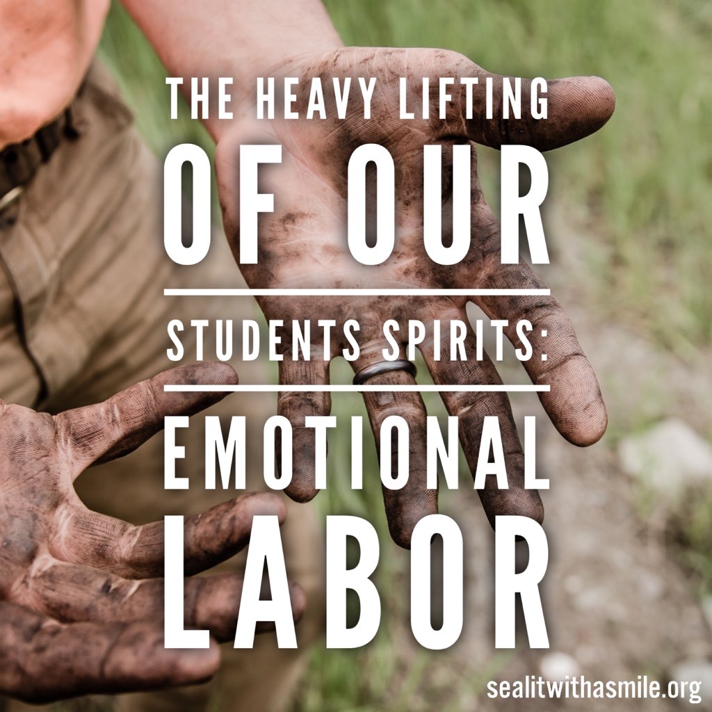 ClssrmGardener's tweet photo. Our students become emotionally “heavy” when they are uninspired, unmotivated, and uncooperative.
Do we do the heavy “lifting” or do we ignore their needs?
Your response = your emotional fitness
This entire interaction is #emotionallabor
#ed #education #thisised #podcast https://t.co/8o5HQ8cz3p