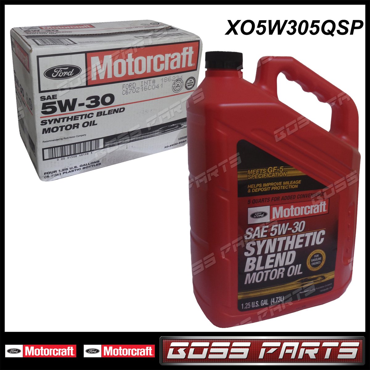 InvBossParts's tweet image. Aceite de Motor 5W-30 4.73L Galón (Motorcraft)