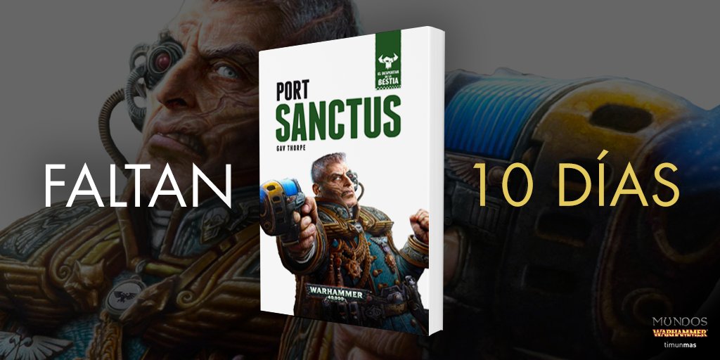 ¡Seguimos con la cuenta atrás para la llegada de #PortSanctus! Este título narra el primer intento por parte del Imperio de asestar el golpe definitivo a los orkos. Una novela repleta de acción naval, además de acción inquisitorial. ow.ly/cfLY30iXOab  #Warhammer40000
