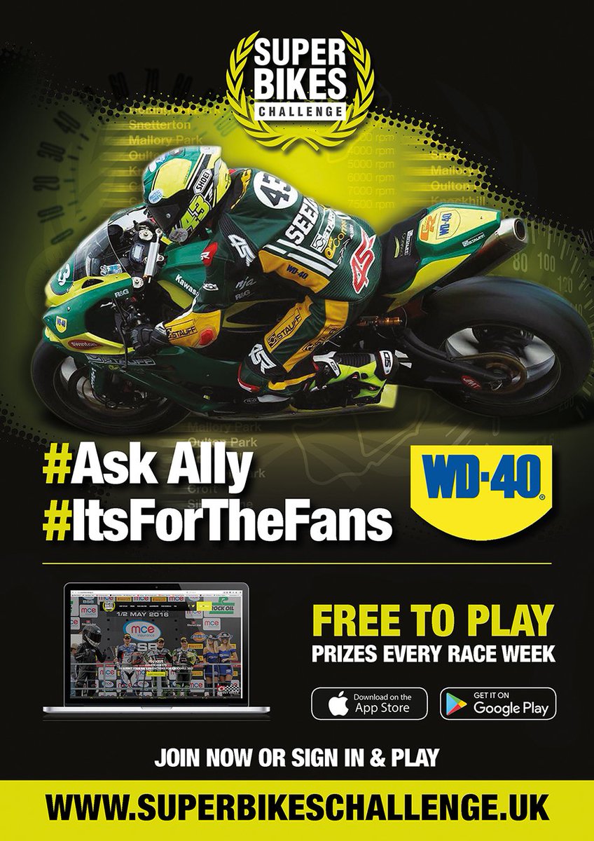 BSBChallenge's tweet photo. @weewizard34 Predictions for R1 @OfficialBSB @DoningtonParkUK
1st Place: @realleonhaslam 2nd Place: @67Shakey 3rd Place: @GIrwinRacing 4th Place: @JoshBrookes 5th Place: @GinoRea Pole Position: @67Shakey Fastest Lap:@realleonhaslam
#AskAlly #AS34 @GRMotoSport #ItsForTheFans https://t.co/QBZ3ftcOGr