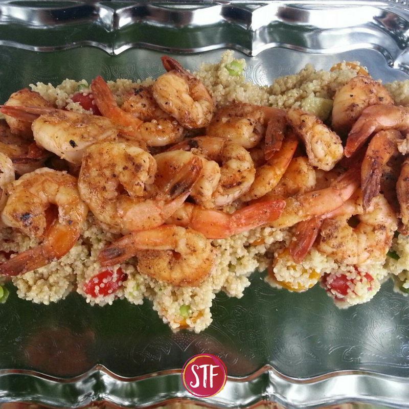 StfEvents's tweet photo. Shrimp &amp; Quinoa for a delicious outdoor dinner party! https://t.co/gMWv2PGCMA