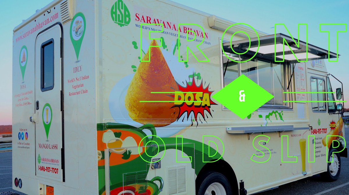 HSB_express's tweet photo. Today we will be in downtown, Corner of Front &amp; Old slip #dosa #nyceats #filtercoffee https://t.co/WS9SozIq8k