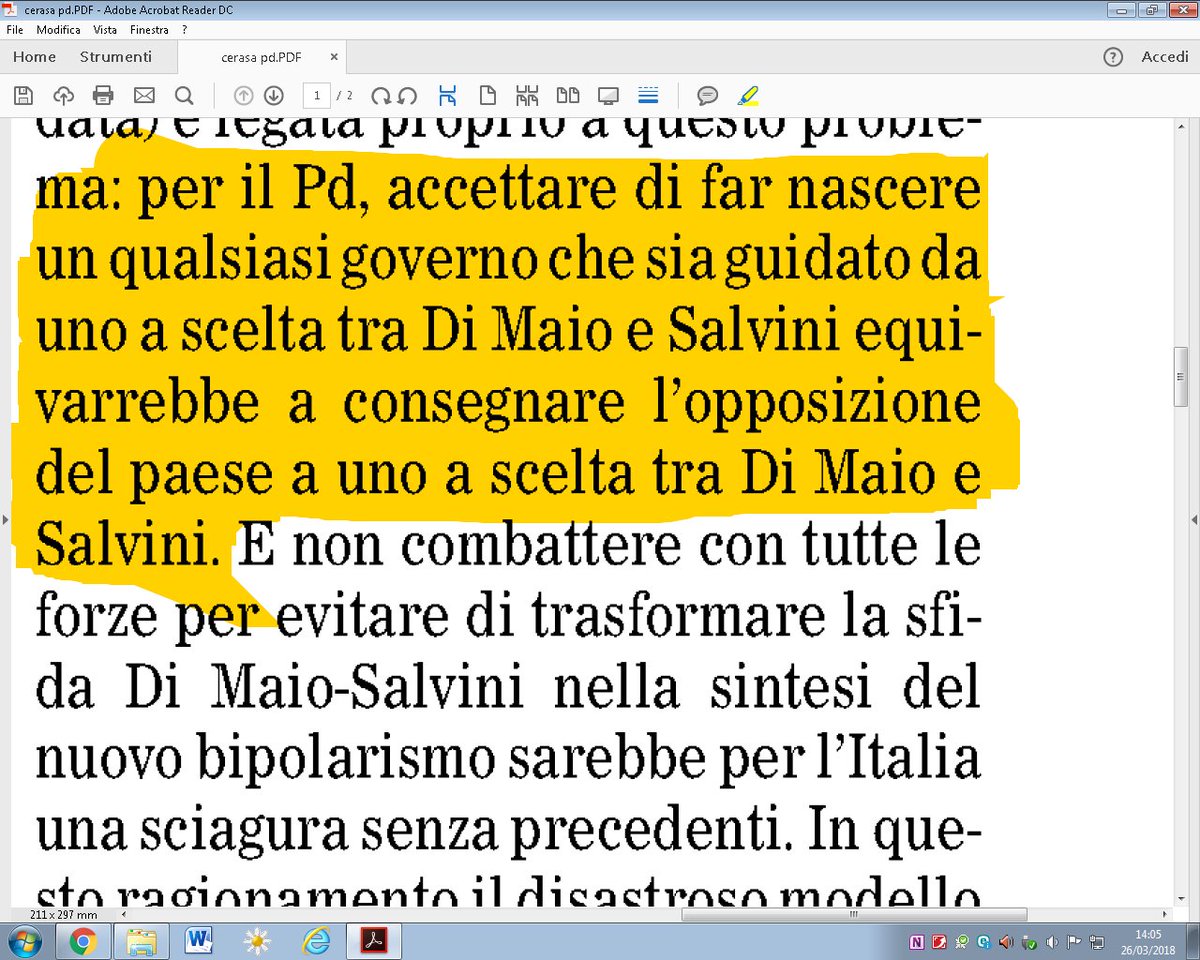 Il punto è esattamente questo. D'ora in avanti lo definirò il #PostulatoCerasa <a href="/claudiocerasa/">Claudio Cerasa</a>
