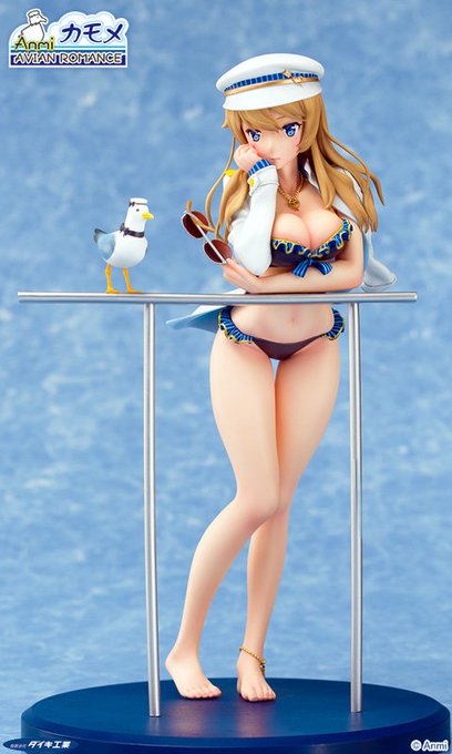 ダイキ工業さんにて、「Anmi AVIAN ROMANCE カモメ 1/7 完成品フィギュア」が予約受付開始しました。なんとキャストオフ可能です!またイラストが立体化してて感無量です。ご興味ありましたら是非チェックしてくださいー!
公式商品ページ
https://t.co/A2CssBVOVw
あみあみ
https://t.co/UVQWQD3vQ6 