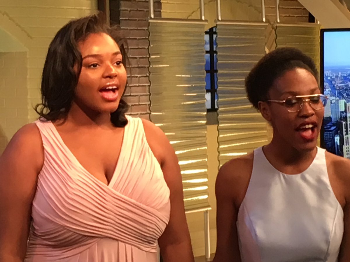 arkimbrough's tweet photo. #DailyCassTechMoment!!! #CassTech Harp & Vocal Performs @FOX2News Morning....led by fellow #CT81 graduate Lydia Cleaver!! https://t.co/bZPH6RILMt