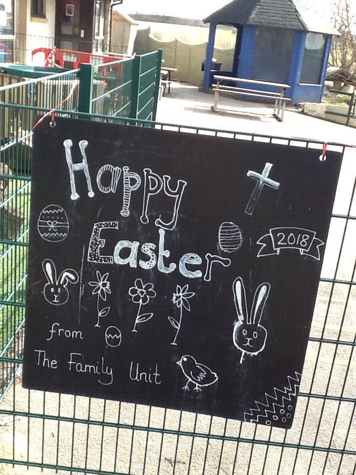 Easter has well and truly arrived in the Family Unit after our Easter Egg hunt this morning, we loved following the clues and doing our challenges!