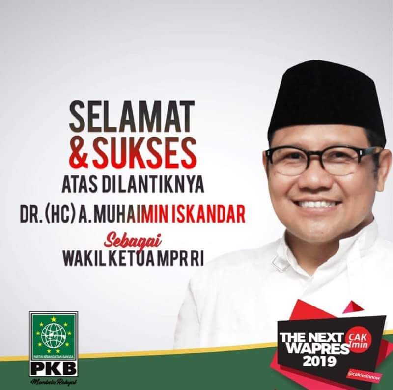 JOIN_NTT's tweet image. Pengantar Menuju Kursi Cawapres 2019
@cakimiNOW @jokowi @ajhar_ambubari @JOIN_SulBar @shybet @gab_pira @manika_arbit @Jkw_CakImin @santripanglima @SonlayAbraham @ladi_alo @KadirMohan3 @CucunA44 @DPP_PKB @PKB_Go2019 @SyarifH77348217 @RifaiBetawi @SamsulGole