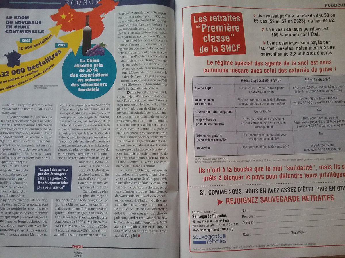 JournalFakir's tweet photo. On a vérifié.
@PointDeVueMag, @Challenges, @LEXPRESS, @LePoint...
font bien de la pub anti-cheminots.
#SauvegardeRetraites 
https://t.co/tE2ksnHnQz
@cgtcheminots @SudRailCentraux @cfdtcheminots @focheminots https://t.co/9wcUKCGUgL