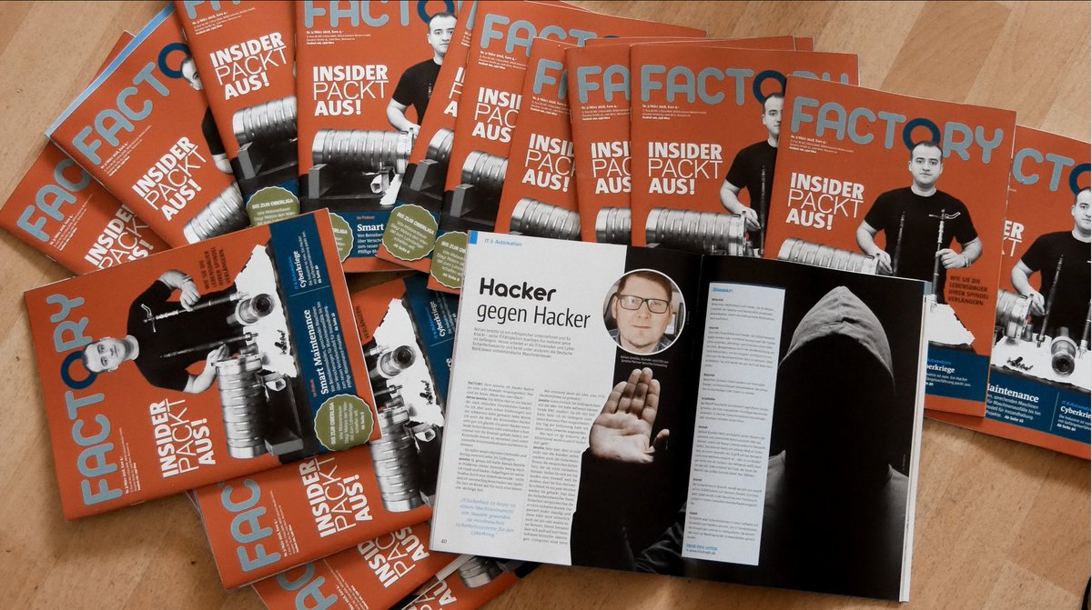 janottaadrian's tweet image. Wer möchte, kann sich Gratis das Factory Magazin für den Maschinenbau bestellen...
Thema Cyberkriege!

janotta-partner.de/2018/03/26/mas…