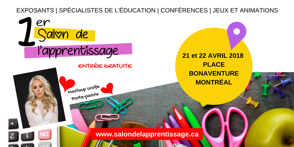 Kilicom's tweet photo. Mariloup Wolfe sera la porte-parole du @salondelapprentissage ! Joignez-vous à elle les 21 et 22 avril  à la Place Bonaventure pour découvrir sans frais plus de 100 exposants et une quinzaine de conférences d’actualité ! #kiliclient #apprentissage #SALONAPPMTL https://t.co/fPQopGVjbp