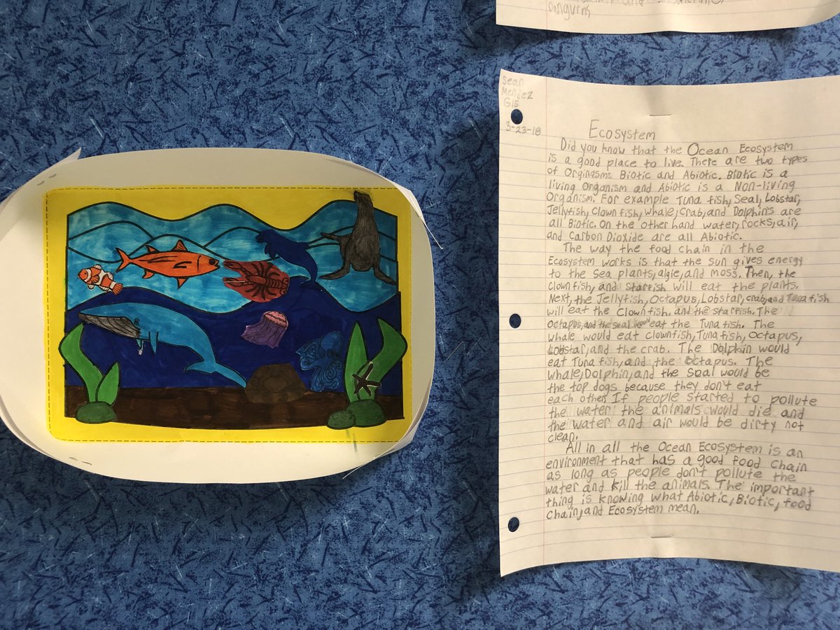 Interaction between elements in an ecosystem and describing changes in that ecosystem. @ASE_Mavericks @ComalScience <a href="/KasondraAguilar/">Kasondra Aguilar</a>