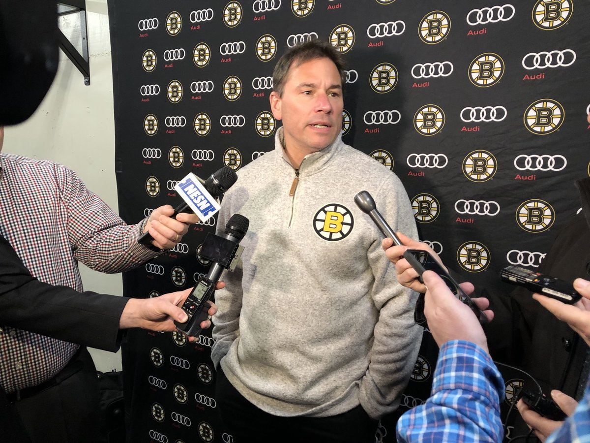NHLBruins's tweet image. Bruce Cassidy says Zdeno Chara, Charlie McAvoy, and Jake DeBrusk are all back on the ice.

David Backes could resume skating tomorrow, but will not play.

Rick Nash has not yet been back on the ice. #NHLBruins
